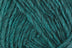 A close up photo of teal Istex Lettlopi yarn