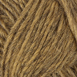 A close up photo of tan Istex Lettlopi yarn