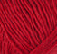 A close up photo of red Istex Lettlopi yarn