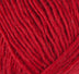 A close up photo of red Istex Lettlopi yarn