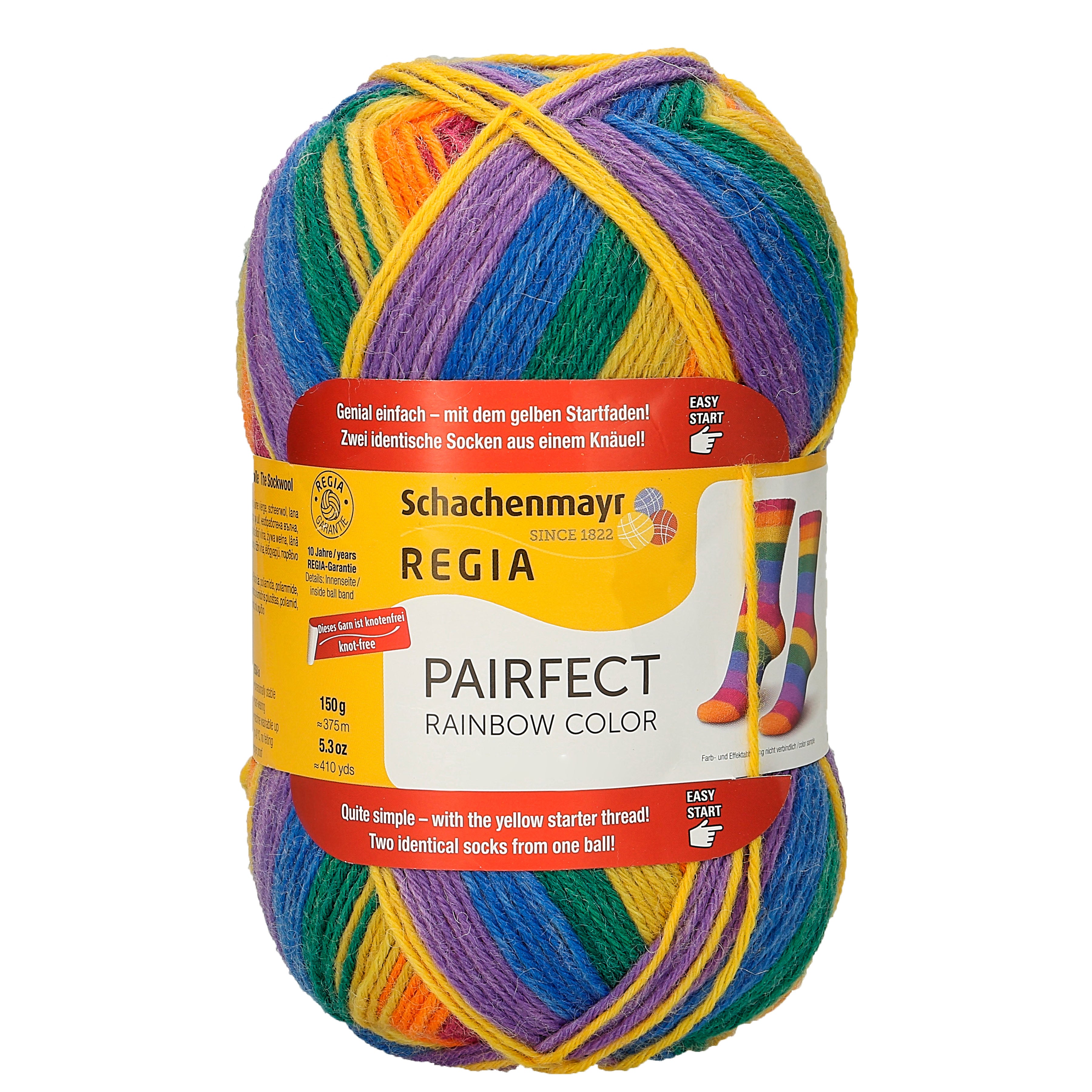 Regia Pairfect yarn rainbow color