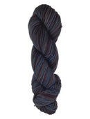 A hand painted skein of Brown Sheep Prairie Spun DK yarn
