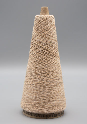 Lunatic Fringe Yarns American Maid Cotton yarn color light brown