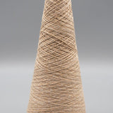 Lunatic Fringe Yarns American Maid Cotton yarn color light brown