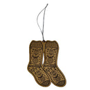 A Needle Runs Through It- Wooden Ornament- Socks