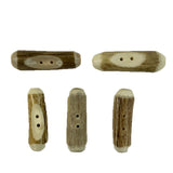 An antler toggle button