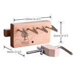 Ashford Fringe Twister and clamp dimensions