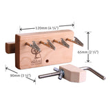 Ashford Fringe Twister and clamp dimensions