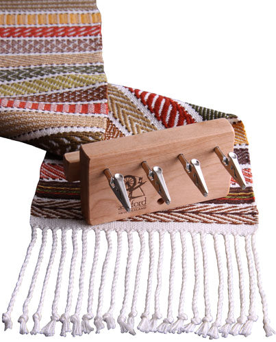 Ashford Fringe Twister with a finished fringe project