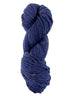 A blue skein of Mountain Meadow Wool Laramie yarn