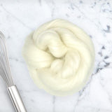 White BFL / Kid Mohair 70/30