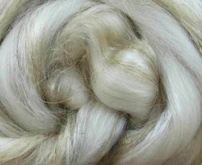 Merino / Tussah Silk / Natural Flax / Linen Top