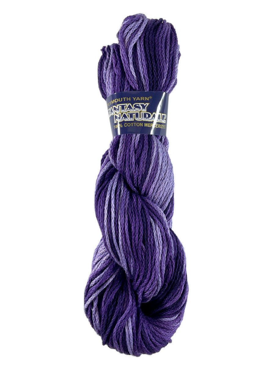 A purple mix of Plymouth Fantasy Naturale yarn
