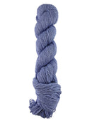 A light purple/lavender skein of Mountain Meadow Wool Green River yarn
