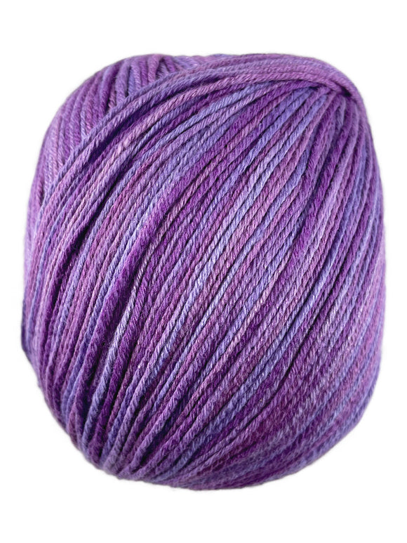 A colorful skein of Universal Bamboo Pop yarn