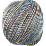 A colorful skein of Universal Bamboo Pop yarn