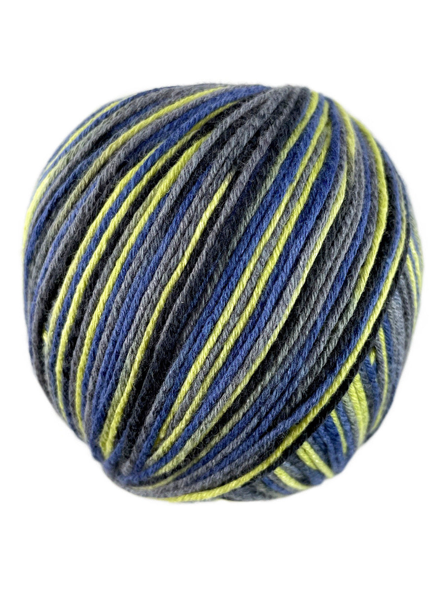 A colorful skein of Universal Bamboo Pop yarn