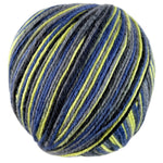A colorful skein of Universal Bamboo Pop yarn