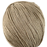 A tan skein of Universal Bamboo Pop yarn