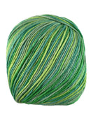 A colorful skein of Universal Bamboo Pop yarn