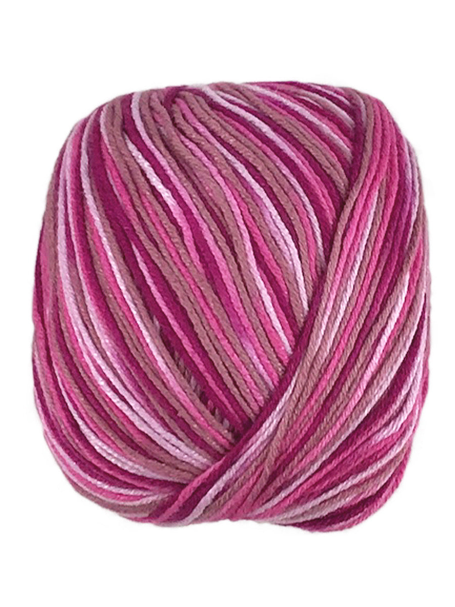 A colorful skein of Universal Bamboo Pop yarn