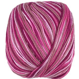 A colorful skein of Universal Bamboo Pop yarn