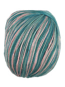 A colorful skein of Universal Bamboo Pop yarn