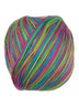 A colorful skein of Universal Bamboo Pop yarn