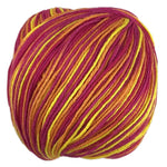 A colorful skein of Universal Bamboo Pop yarn