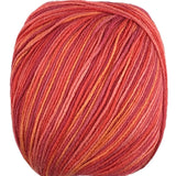 A colorful skein of Universal Bamboo Pop yarn