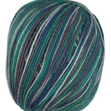 A colorful skein of Universal Bamboo Pop yarn