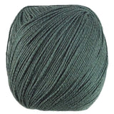 A green skein of Universal Bamboo Pop yarn