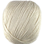 A cream skein of Universal Bamboo Pop yarn
