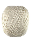 A cream skein of Universal Bamboo Pop yarn
