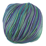 A colorful skein of Universal Bamboo Pop yarn