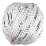 A colorful skein of Universal Bamboo Pop yarn