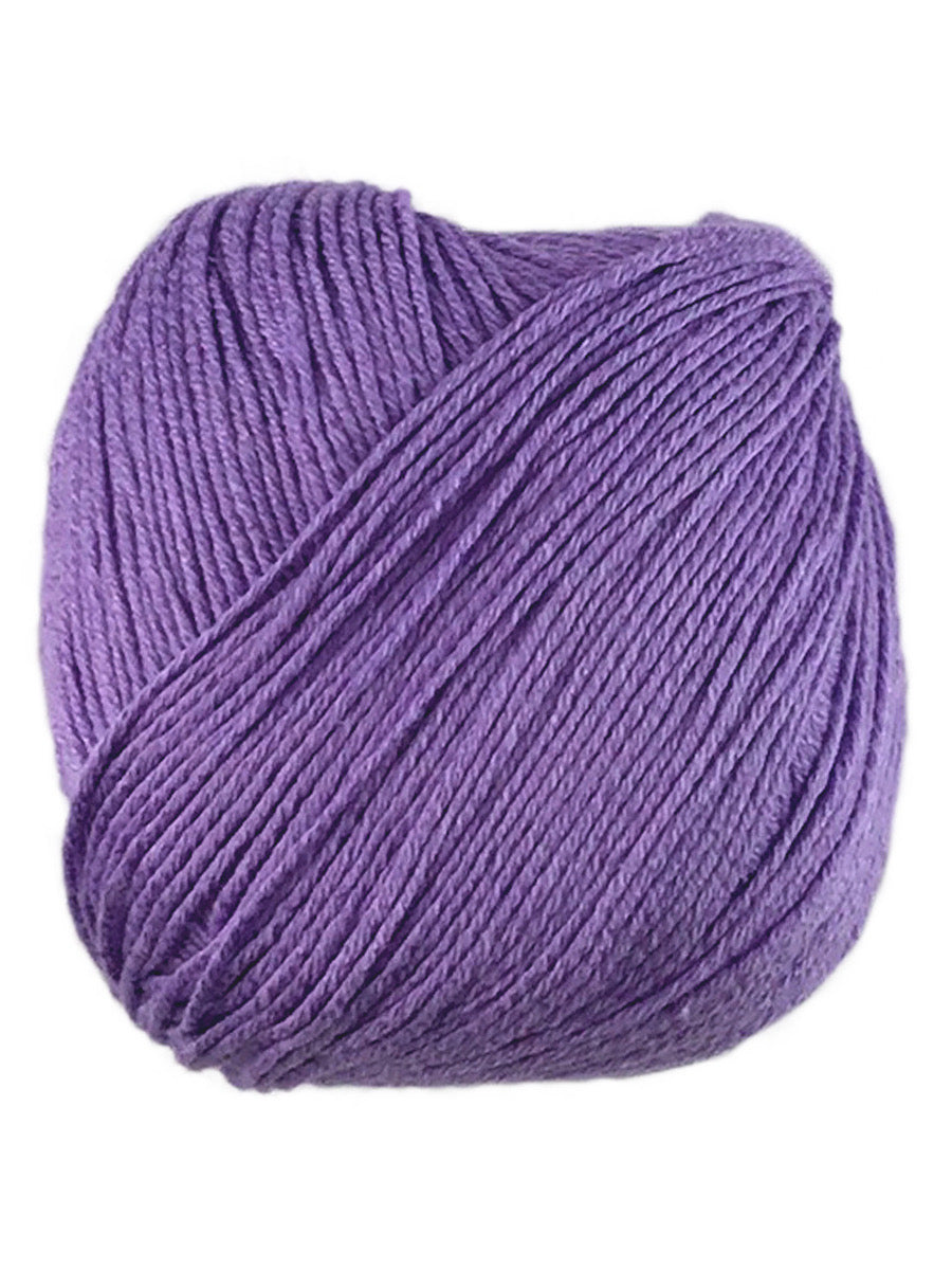 A purple skein of Universal Bamboo Pop yarn