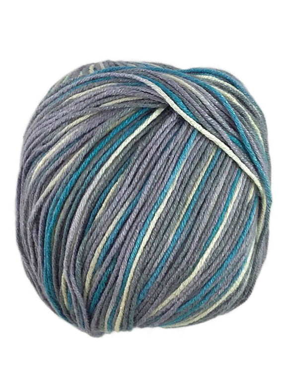 A colorful skein of Universal Bamboo Pop yarn