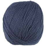 A blue skein of Universal Bamboo Pop yarn