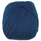 A blue skein of Universal Bamboo Pop yarn
