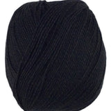 A black skien of Universal Bamboo Pop yarn