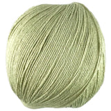 A green skein of Universal Bamboo Pop yarn