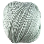 A green skein of Universal Bamboo Pop yarn