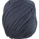 A grey skein of Universal Bamboo Pop yarn