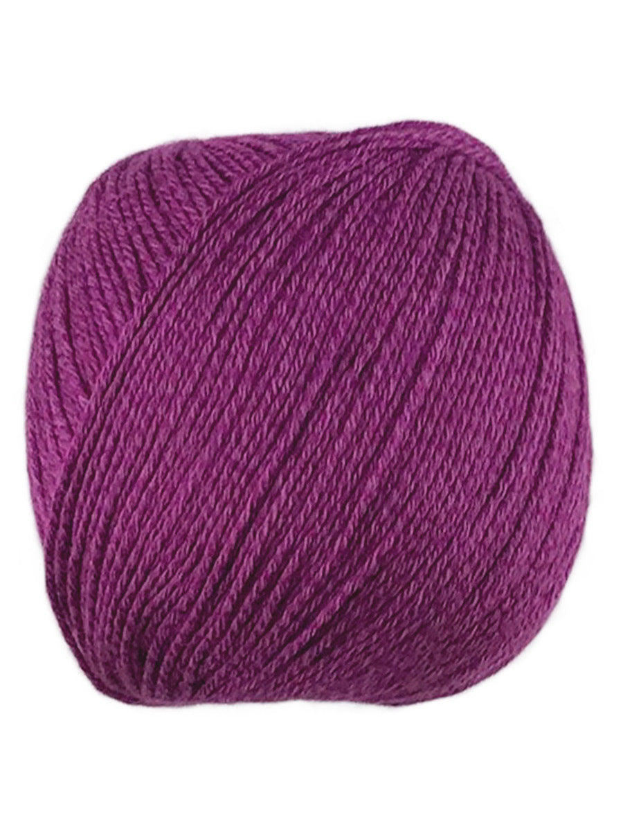 A pink skein of Universal Bamboo Pop yarn