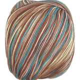 A colorful skein of Universal Bamboo Pop yarn