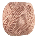 A pink skein of Universal Bamboo Pop yarn
