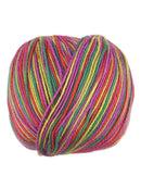A colorful skein of Universal Bamboo Pop yarn
