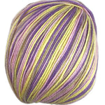 A colorful skein of Universal Bamboo Pop yarn