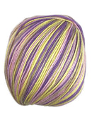 A colorful skein of Universal Bamboo Pop yarn